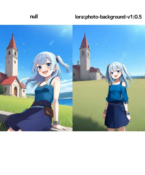 Photo-Background（写真の背景) keep anime character｜IL