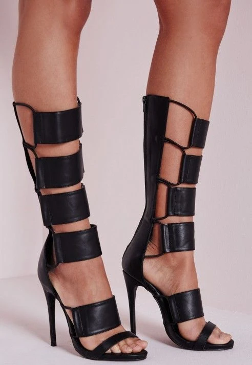 Lace-Up Heels