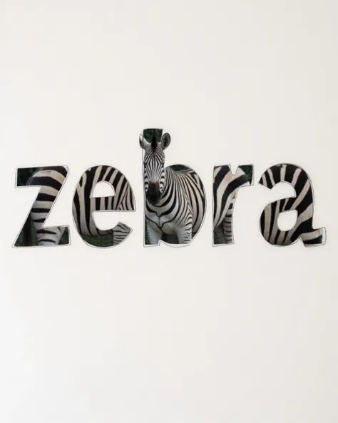 cutout letters - silly experiment