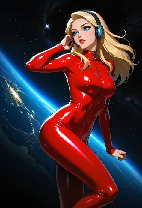 Red Latex Bodysuit - Velma/Britney Spears