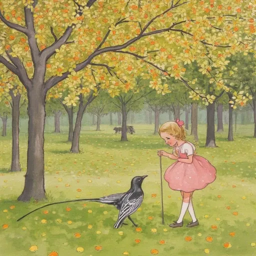 Elsa Beskow Style FLUX PONY XL SD - Swedish author and illustrator of children's books