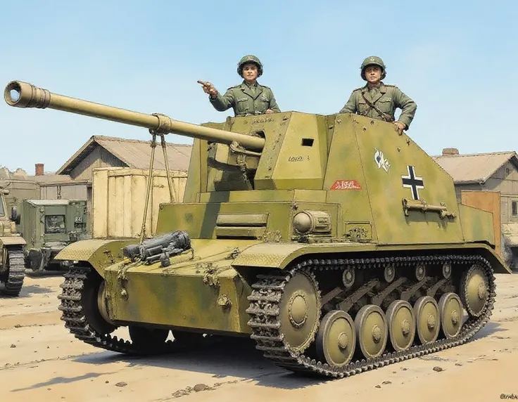 Sd.kfz.131 Marder II / II号対戦車自走砲マルダーII