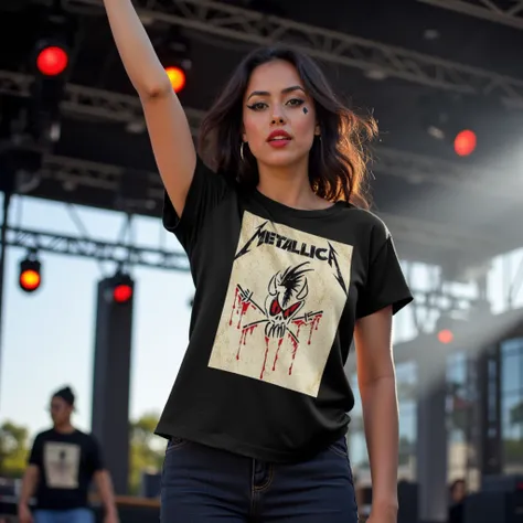 Rock & Metal T-shirts: Metallica - Bones- Flux! Metal Up Your Flux