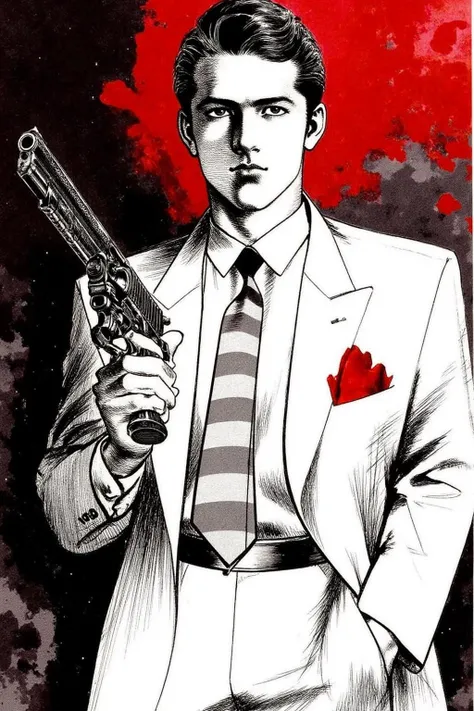 Samurais, Yakuza and Pretty Women: Ryoichi Ikegami Manga Illustration Style