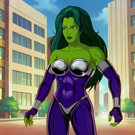 She Hulk (The Incredible Hulk 1996) - LoRA PonyXL [NSFW Support]