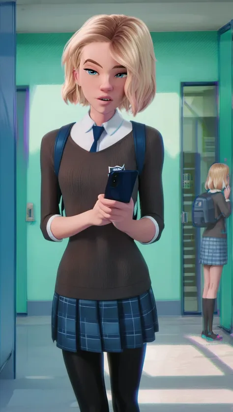 Gwen Stacy (School version) from Spider-Man: Into The Spider-Verse