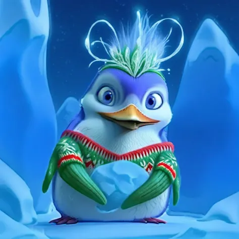 magical ice penguin