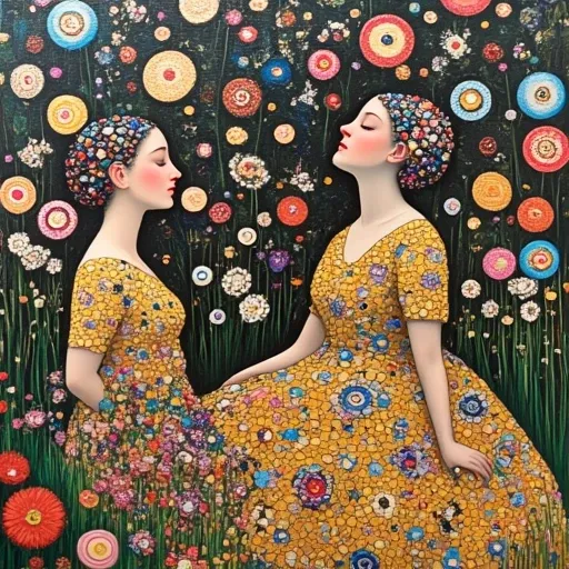 style of Gustav Klimt flux 526