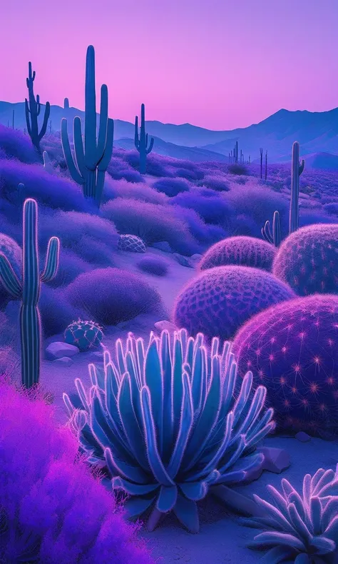 Purple & Blue