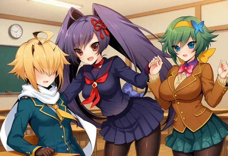 sanada girls (sengoku bushouki muramasa) Illustrious LORA | 真田三人娘 (戦国武将姫MURAMASA)
