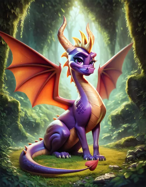 Spyra the Dragon -【Female Spyro】【PONY】