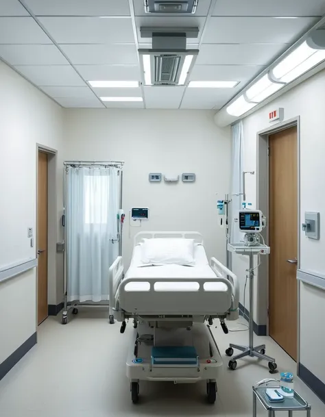 sterile hospital room