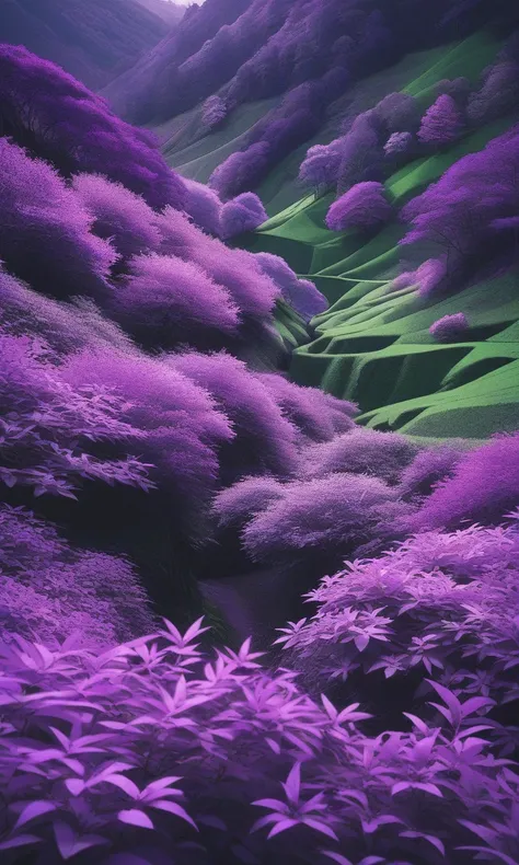 Purple & Green