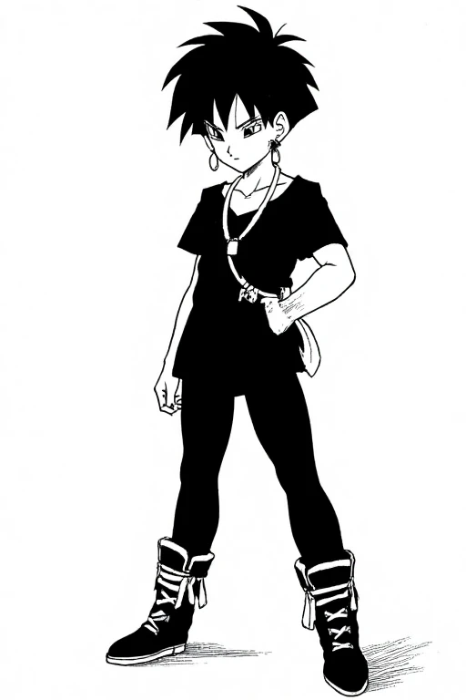 Art style- dragon ball manga