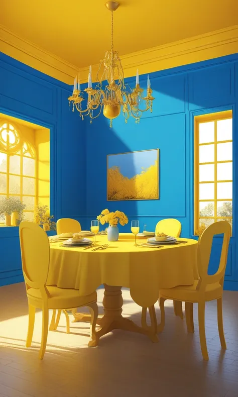 Yellow & Blue