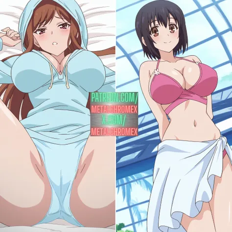Ayane Shirakawa and Kotone Shirakawa (Overflow) - Commission!