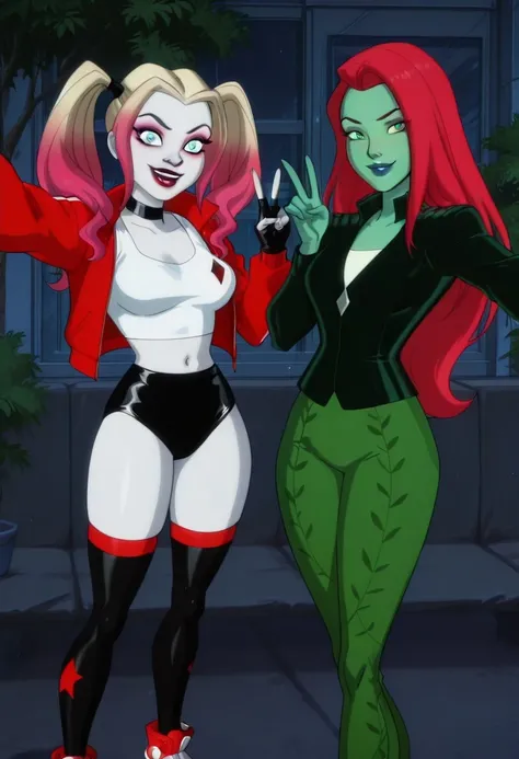 Harley and Ivy (Illustration)