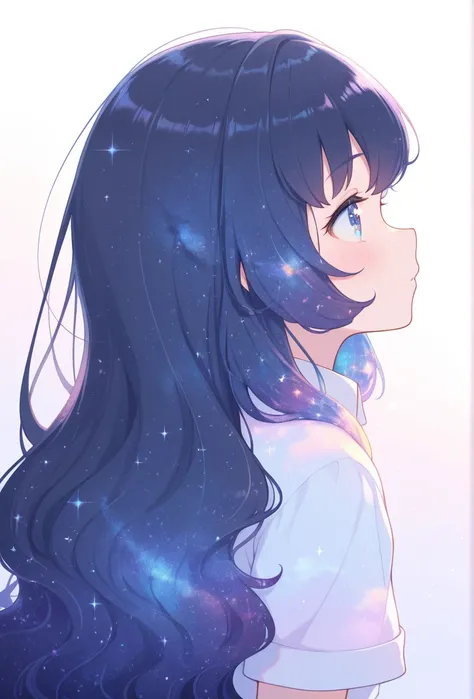 Starry Hair / Galaxy Hair / Concept / SDXL, IllustriousXL