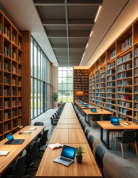 modern college library