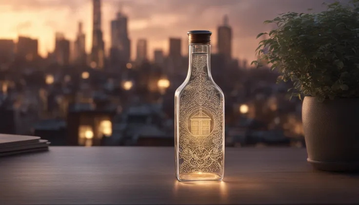 Glowing Bottle