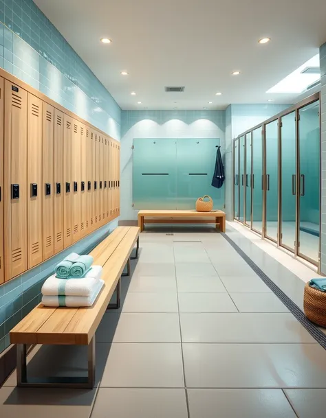 swimming pool changing room