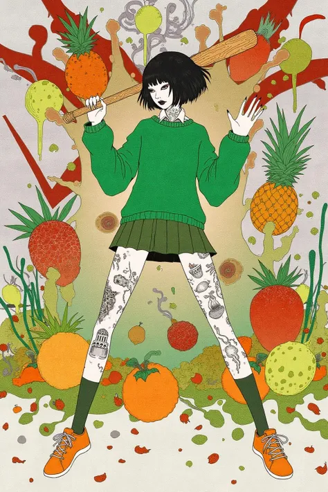 Cool Japan: Anime Inspired Minimalist Illustration Style