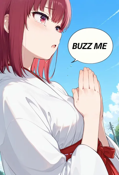 Speech Bubble "BUZZ ME" 吹き出し｜IL・SDXL