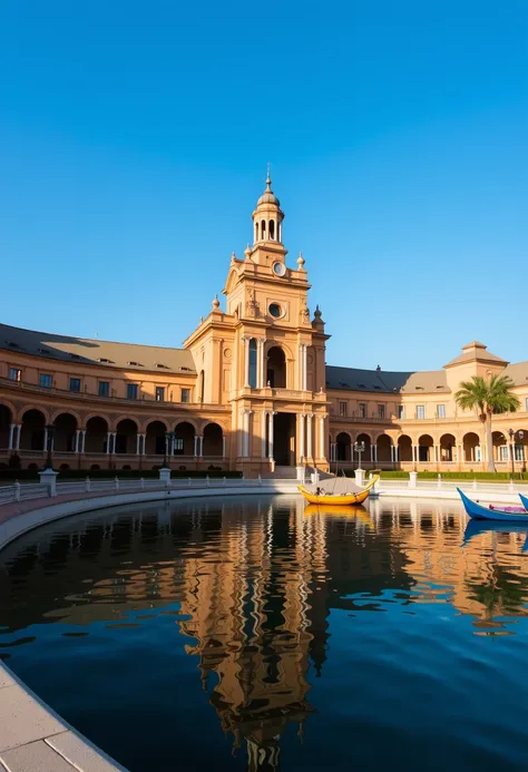 Plaza de España (Spain Square) - Seville / Flux & SDXL