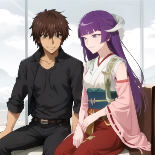 Sai Akuto x Featherine Augustus Aurora (Ichiban Ushiro No Daimaou x Umineko no Naku Koro ni)