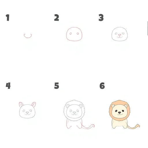 Flux step by step drawing