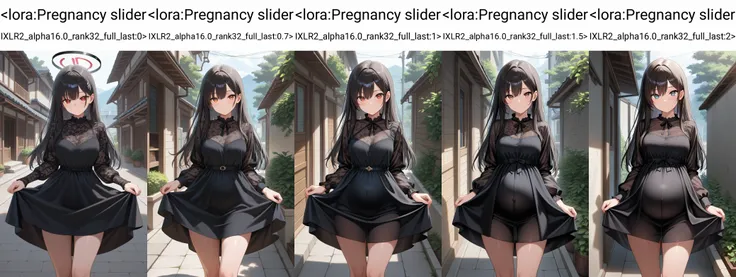 Pregnancy slider IllustriousXL