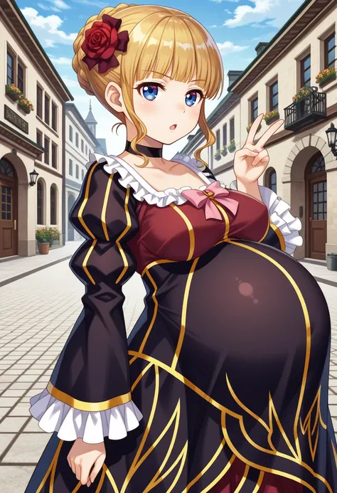 [NoobAI] Loose Pregnant Clothing