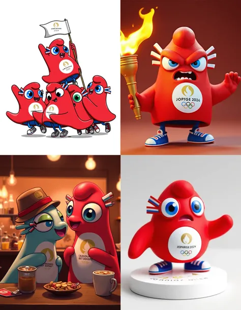 Phryge - Olympic games 2024 (FR mascot)