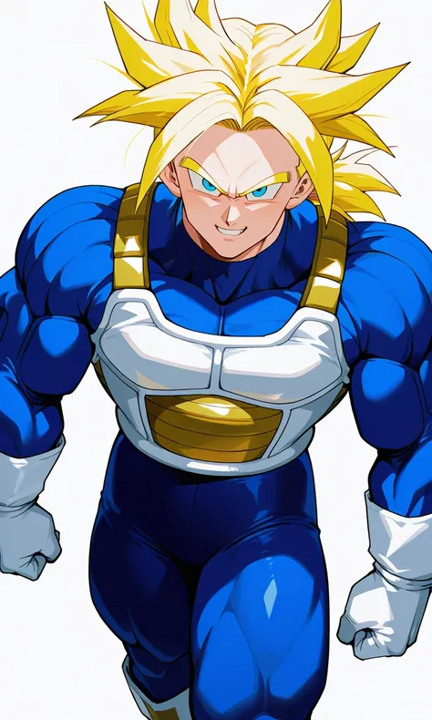 Future Trunks (Saiyan Armor) - Super Saiyan Second and Third Grade forms -Illustrious