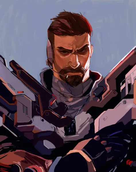 Reaper / Gabriel Reyes (Multiples Outfits in versions below) from Overwatch (Illustrious / Pony XL)