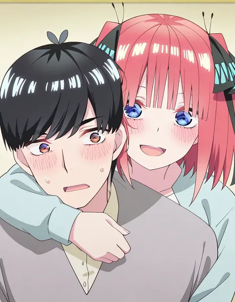 Straight-On Hug From Behind - Concept