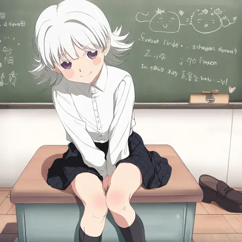 On the Teacher Desk (教卓の上)