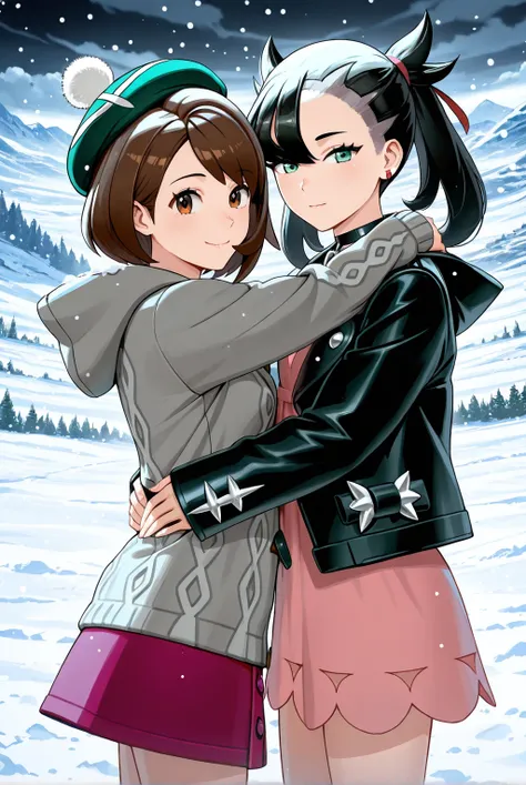 Gloria and Marnie - Pokemon Sword and Shield (5 Gloria's outfits, 3 Marnie's outfits)