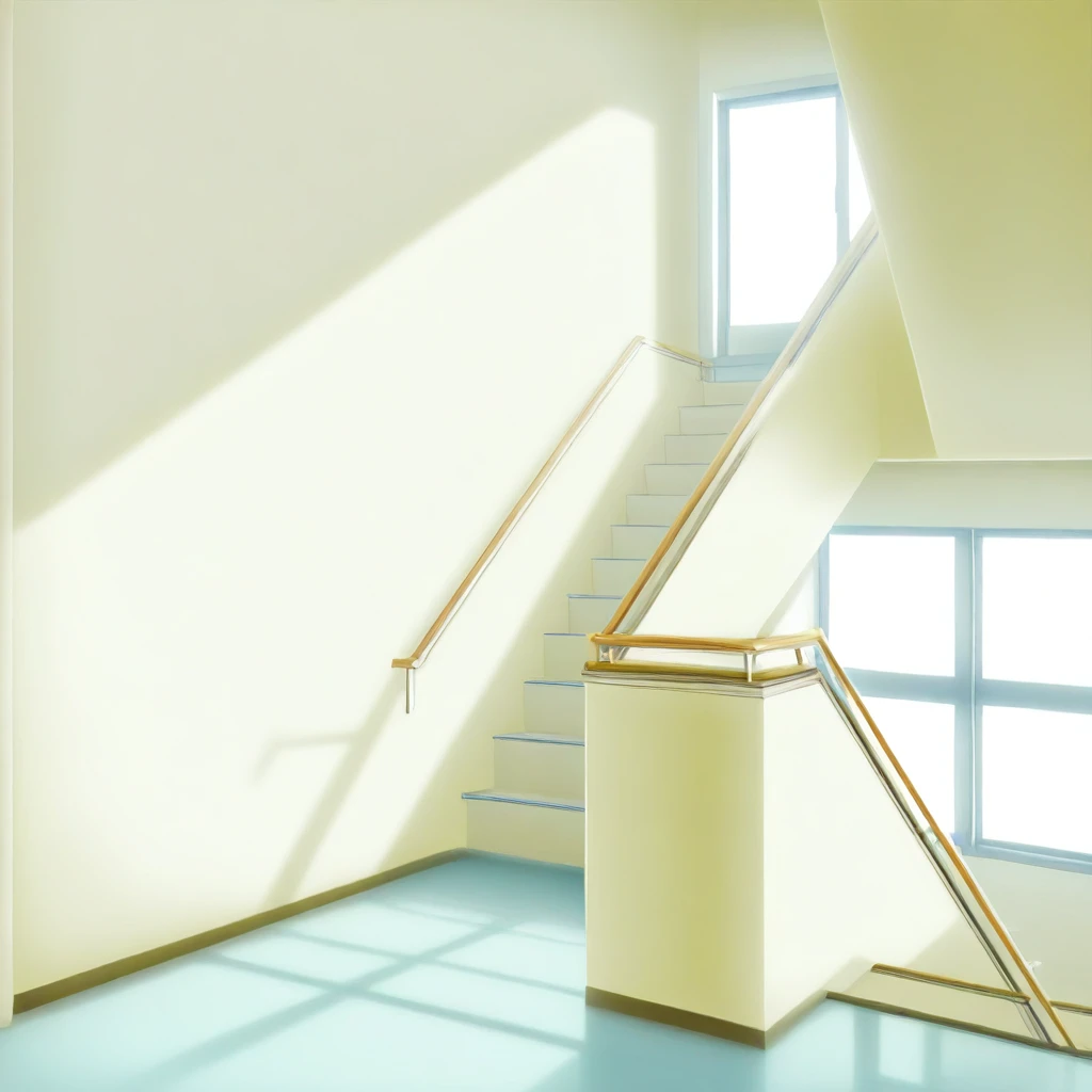 School Stairs (学校の階段) | IL・Animagine