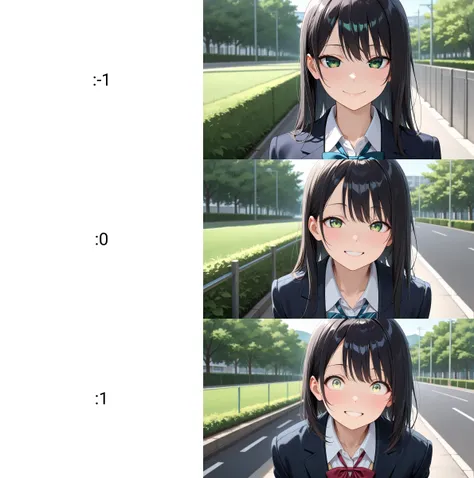 Pupil size slider