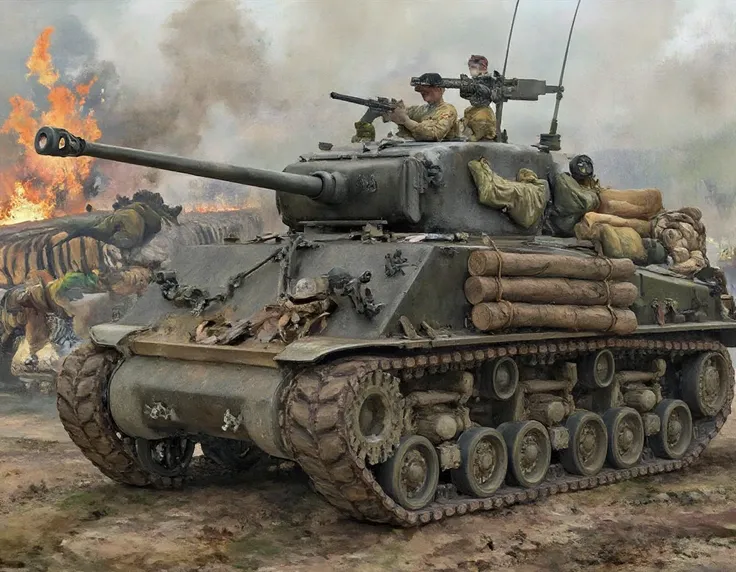 M4A3E8 Tank "Fury" Edition