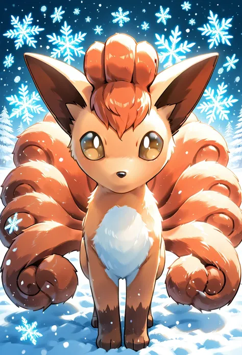 Vulpix: Fire Fox | ロコン (Pokedex #0037) [Illustrious]