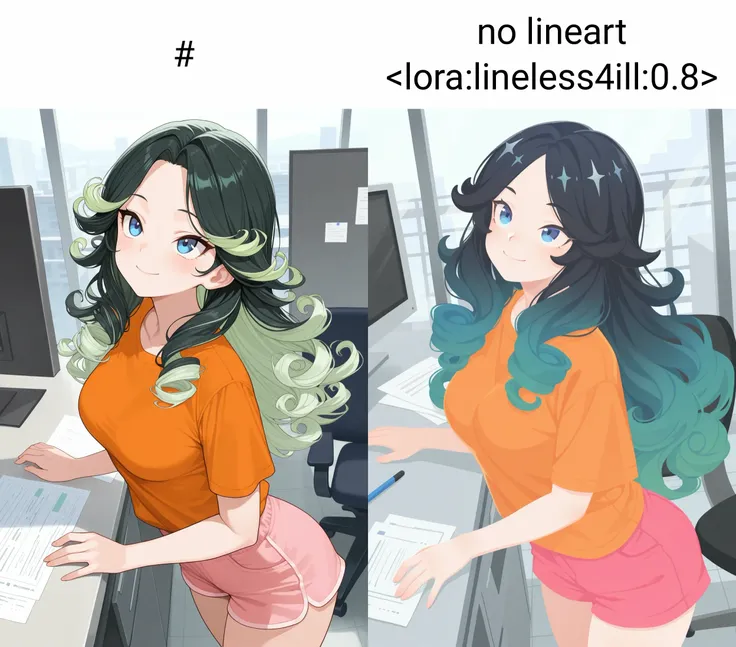 [Illustrious, NoobAI] Modern Lineless Cel-Shaded Style