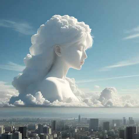 cityscape & character cumulonimbus cloud