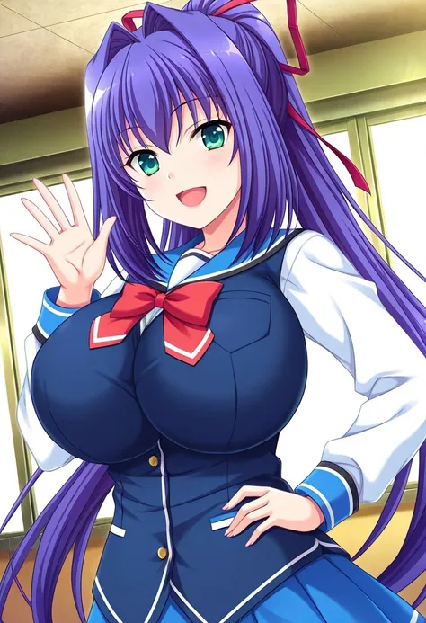 Meiri Izunae/伊豆苗 芽依理(炎の孕ませおっぱい乳同級生)