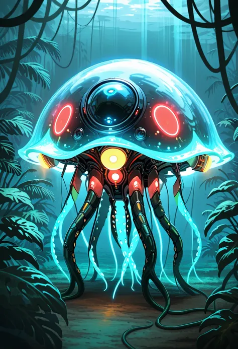 TechJelly: Mechanical Jellyfish (Citron Scifi) [Illustrious & SDXL]