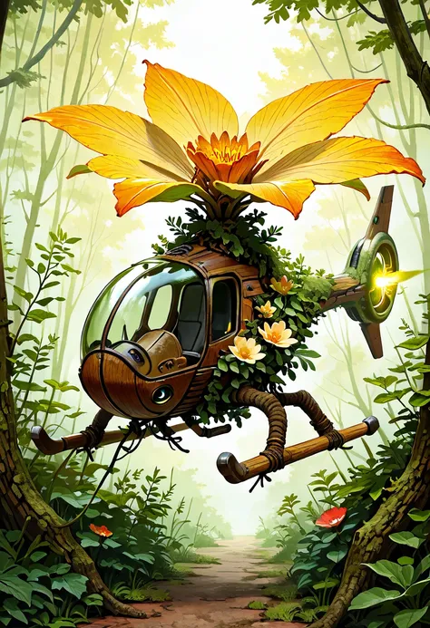 Galevine: Leaf Wing Helicopter (Citron Scifi) [ZIT & Illustrious]