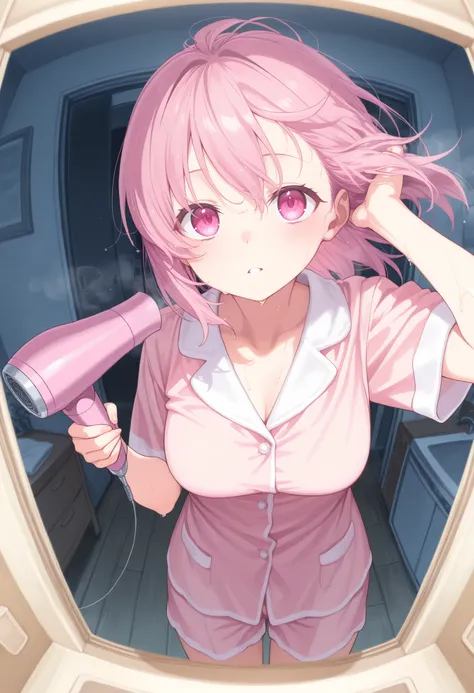 [Illust&XL&Pony] hair dryer / drying hair / ヘアドライヤー