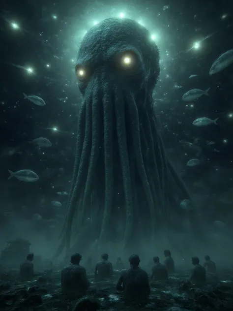 Realistic Horror CG Render Style Eldritch Abomination Universal Model