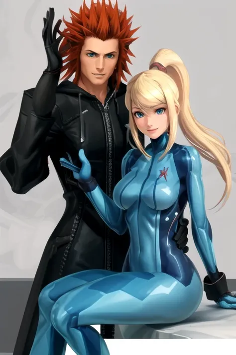 Axel x Samus Aran (Kingdom Hearts x Metroid)